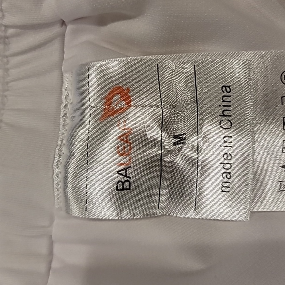 Baleaf Elastic Tie Waist Skort Skirt Shorts Off White Medium - Picture 9 of 14